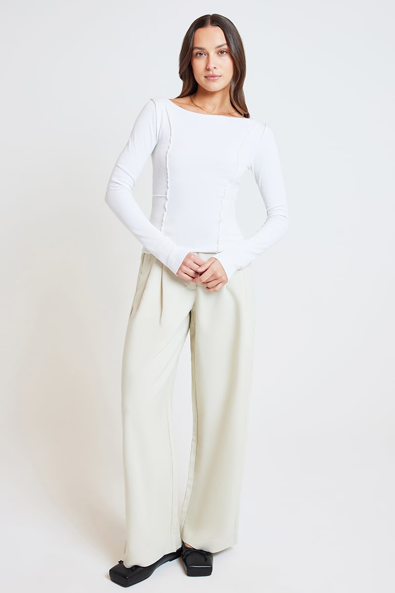 Nude Lucy Phoenix Tailored Pant Bone Stylerunner