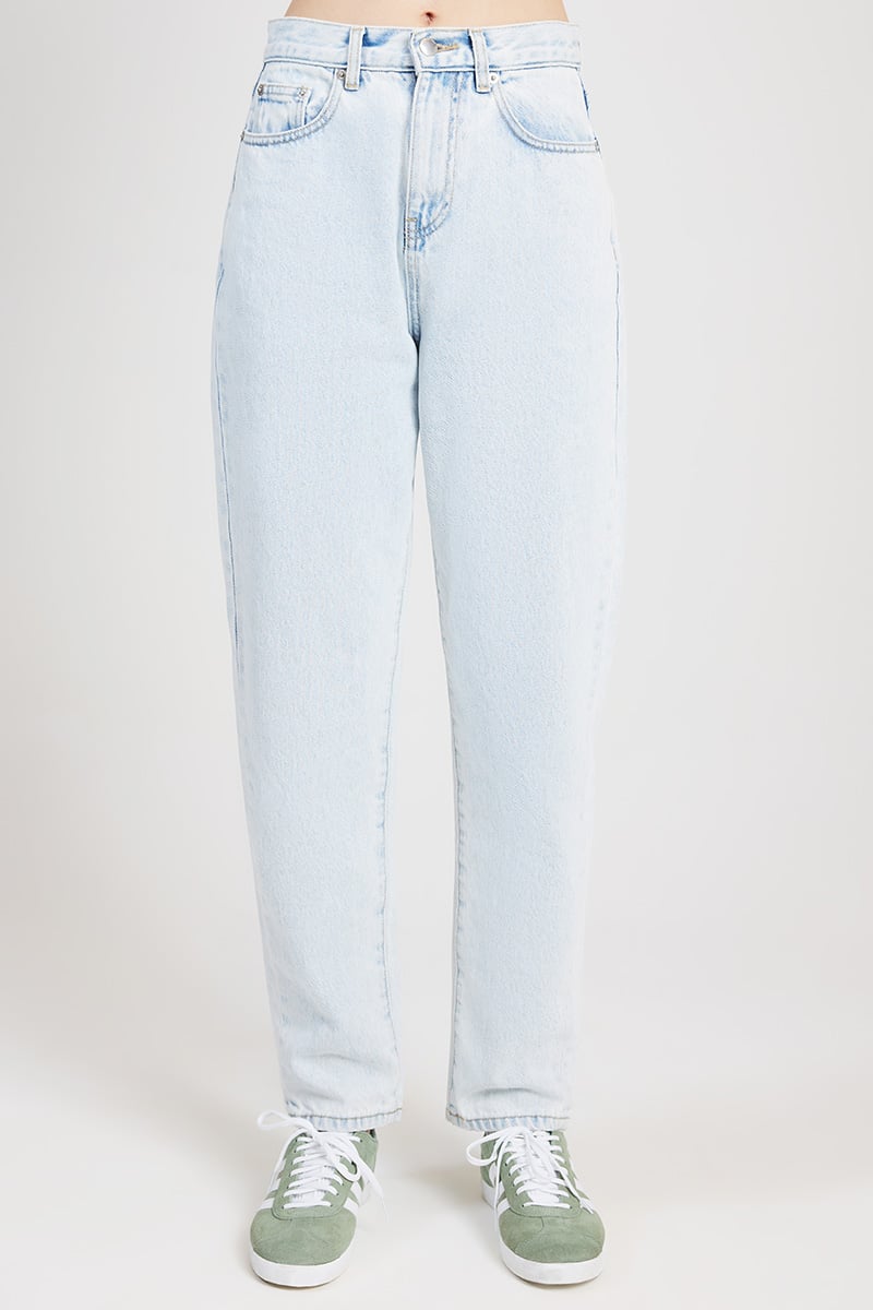Nude Lucy Organic Mom Jean Bleach Blue Stylerunner