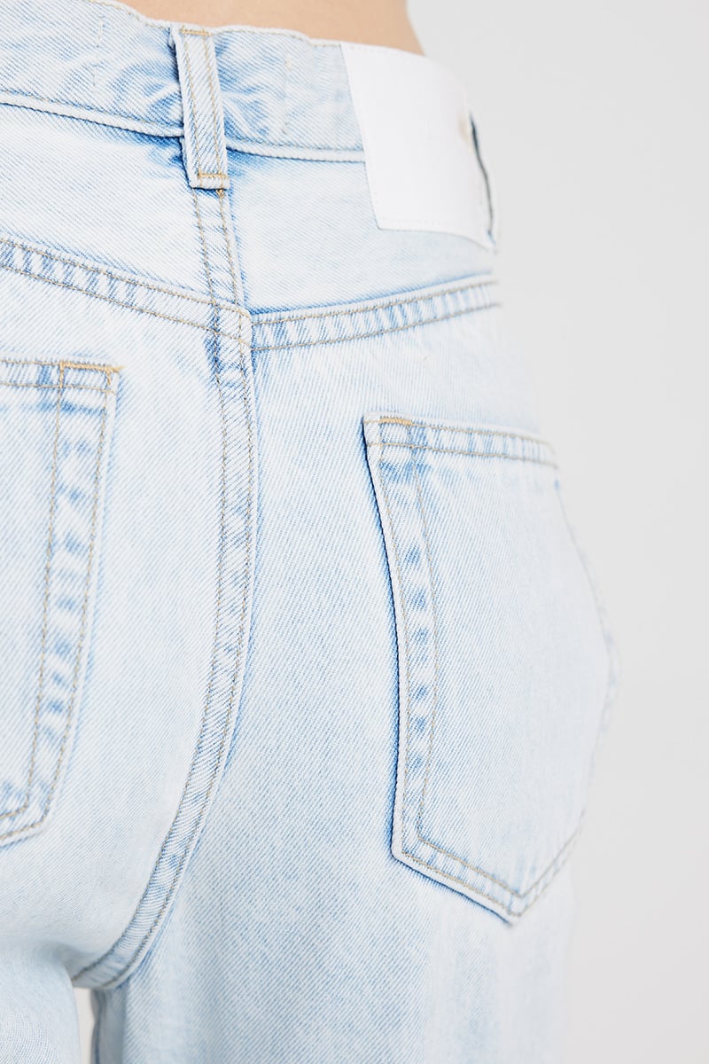 Nude Lucy Organic Mom Jean Bleach Blue Stylerunner