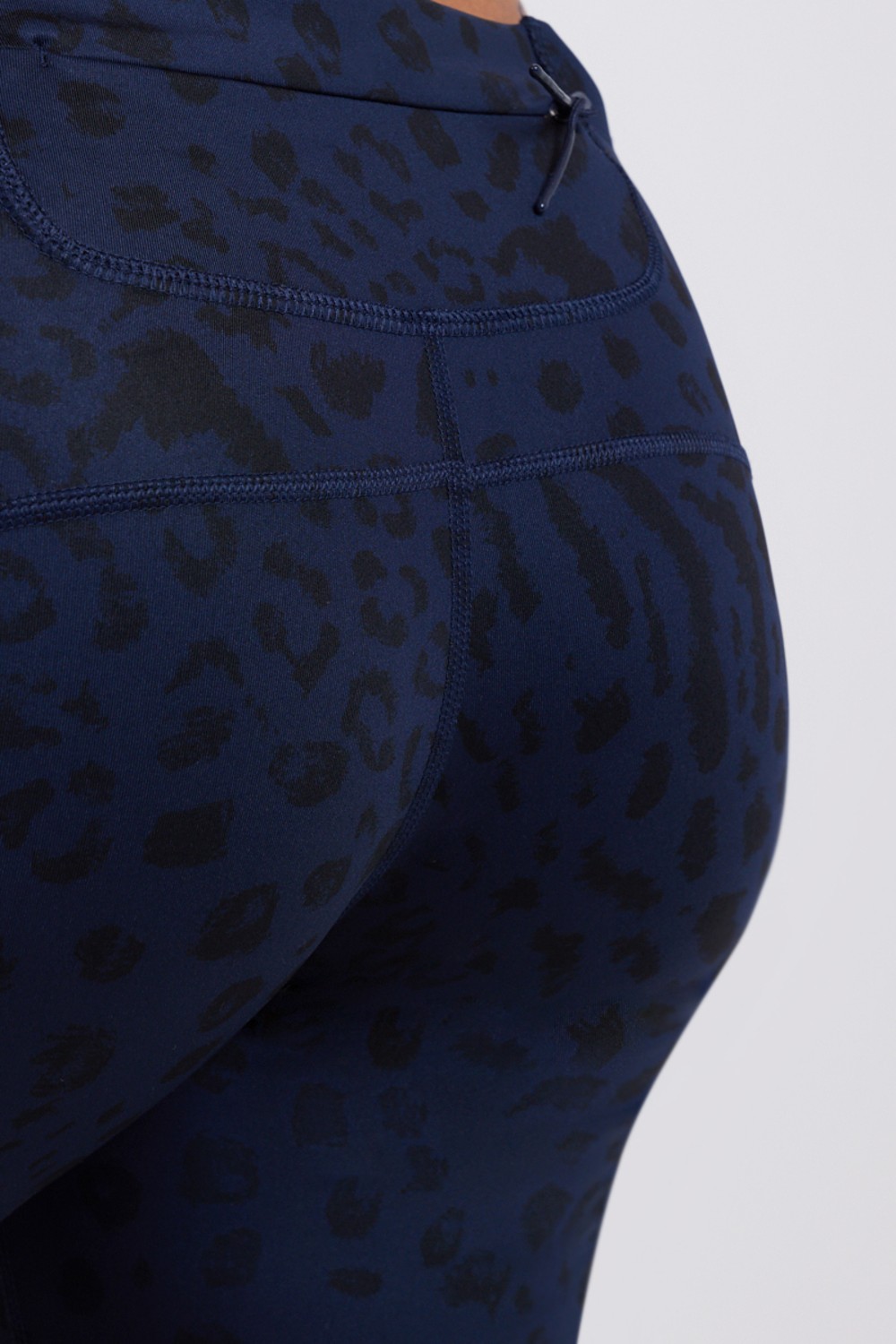 adidas FastImpact Running Leopard 7/8 Leggings - Blue