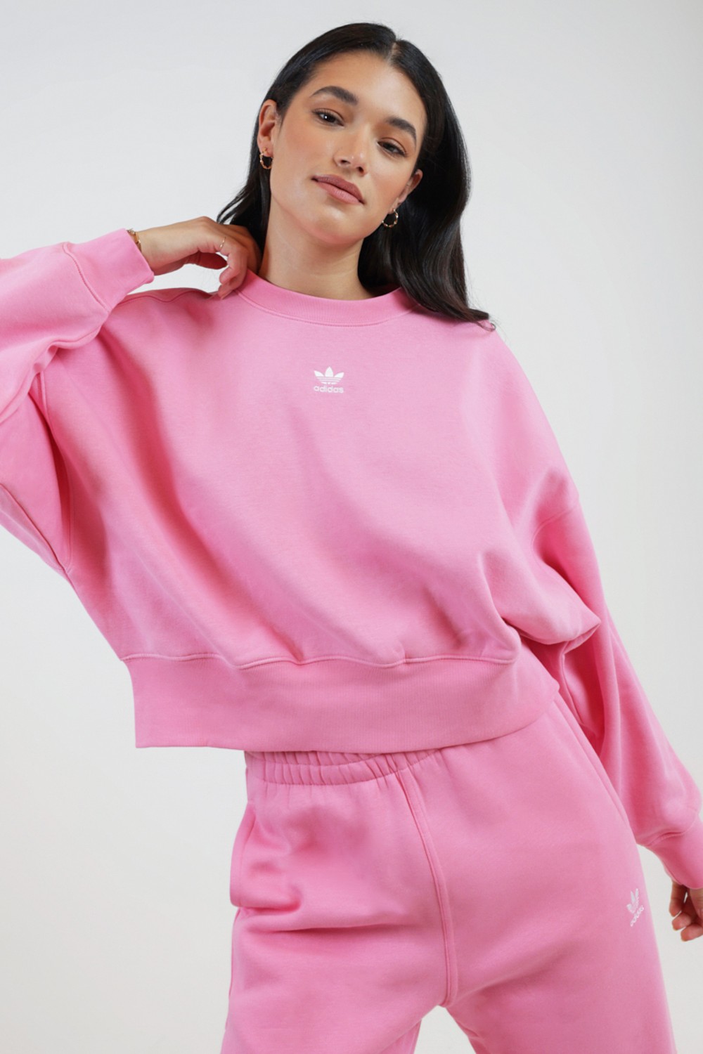 Originals BLISS Fleece Sweatshirt Stylerunner | Adicolor Essentials adidas PINK