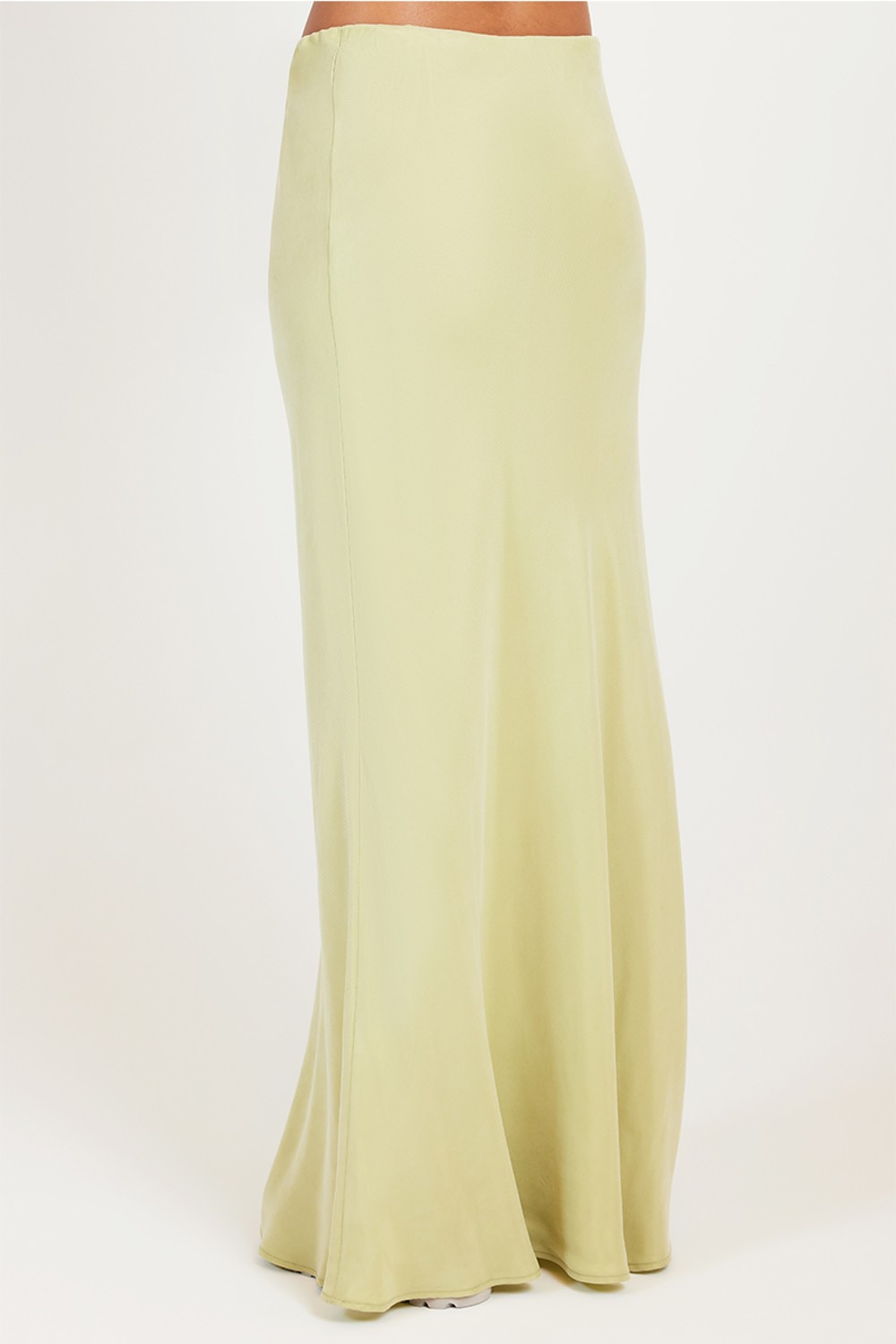 Nude Lucy Ines Cupro Skirt Lime | Stylerunner