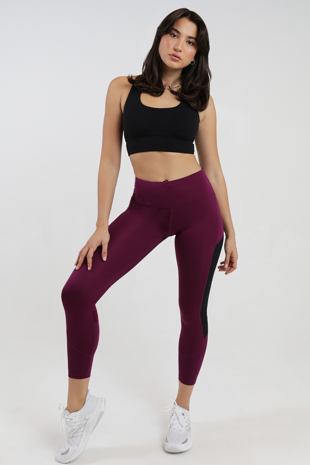 Legging RM 06670 Bordo 03 / Transparente - Run More