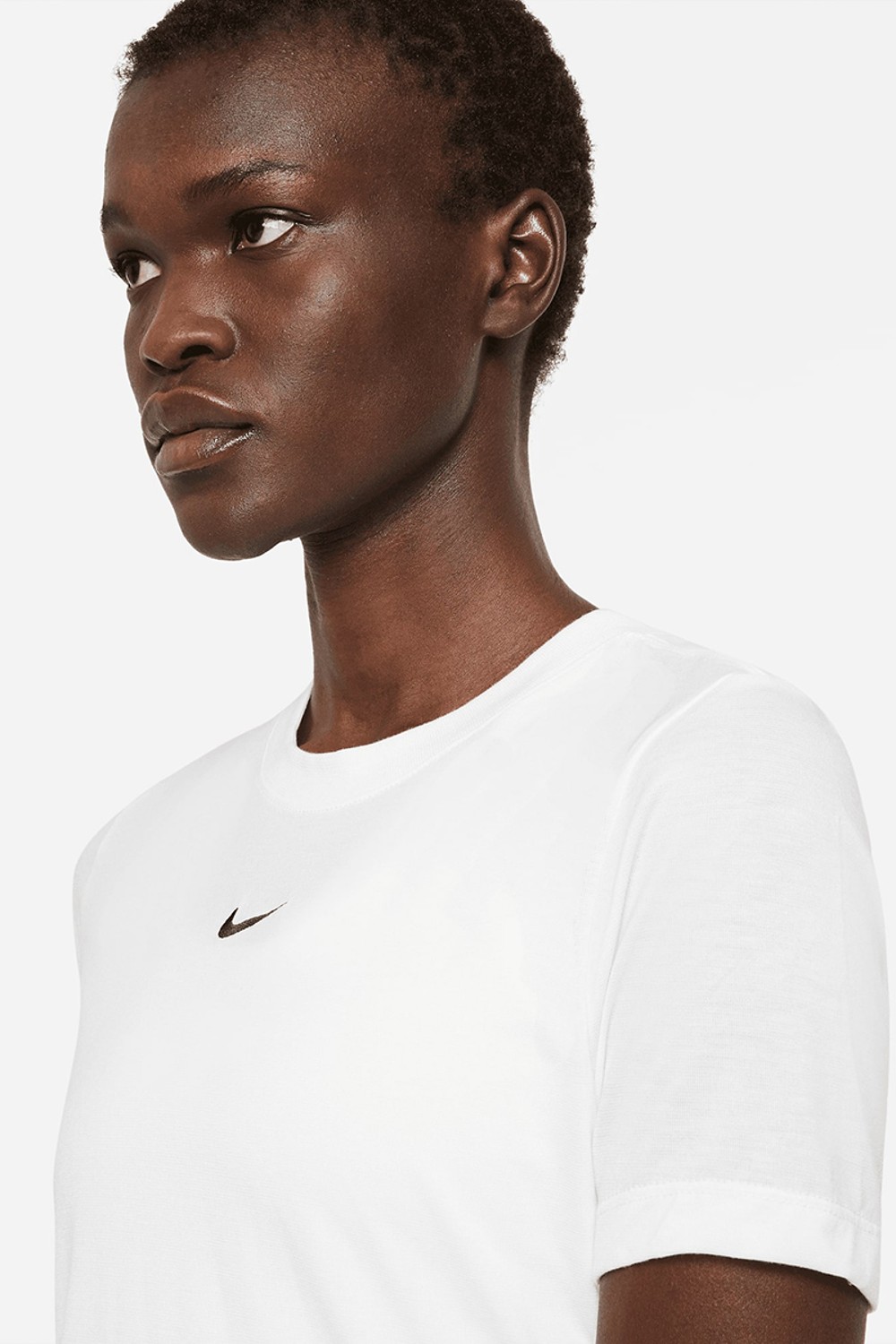 Nike Sportswear Essential Crop Top White/Black | Stylerunner