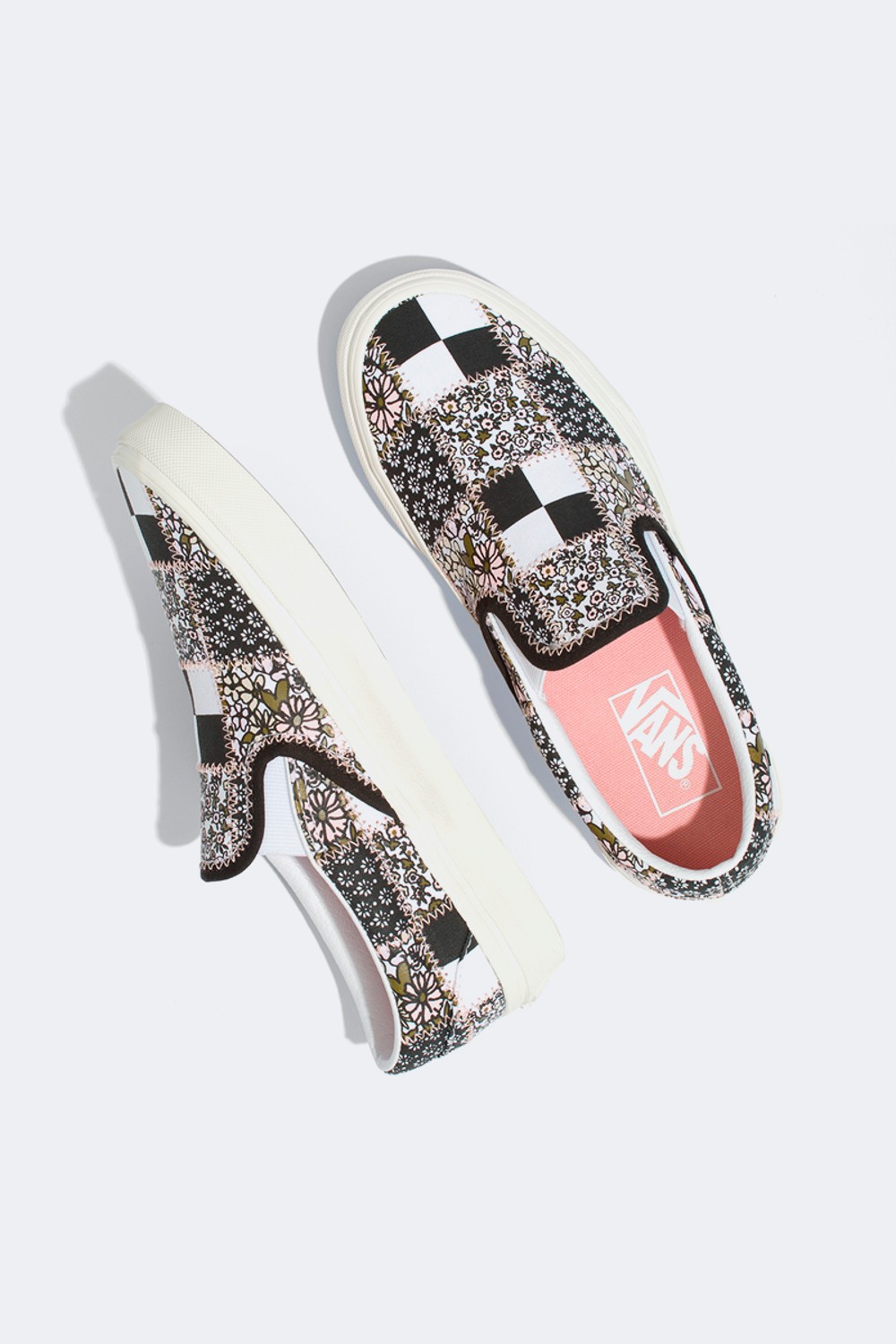 Vans patchwork slip on store multi