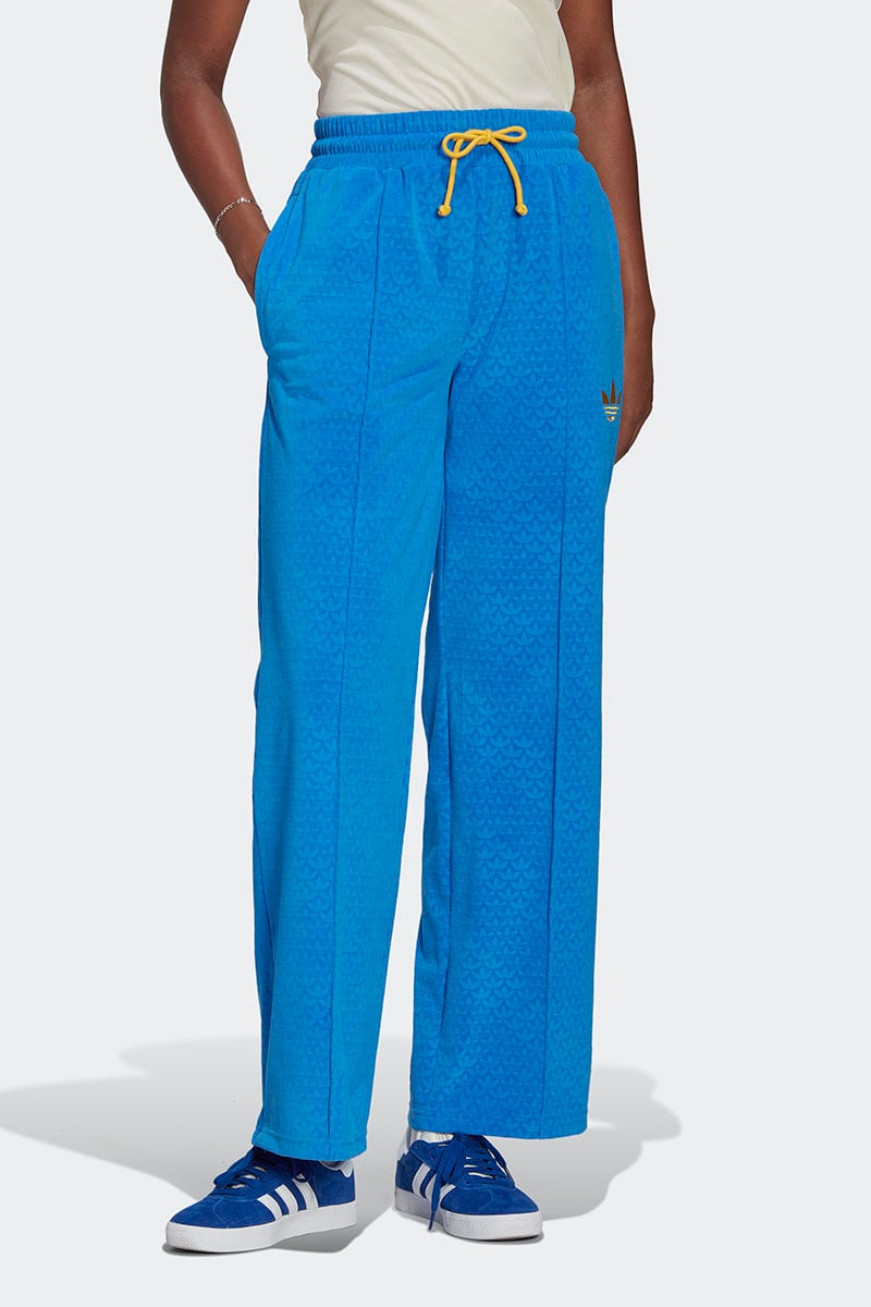 adidas Originals Adicolor Heritage Now Velour Pants Bluebir