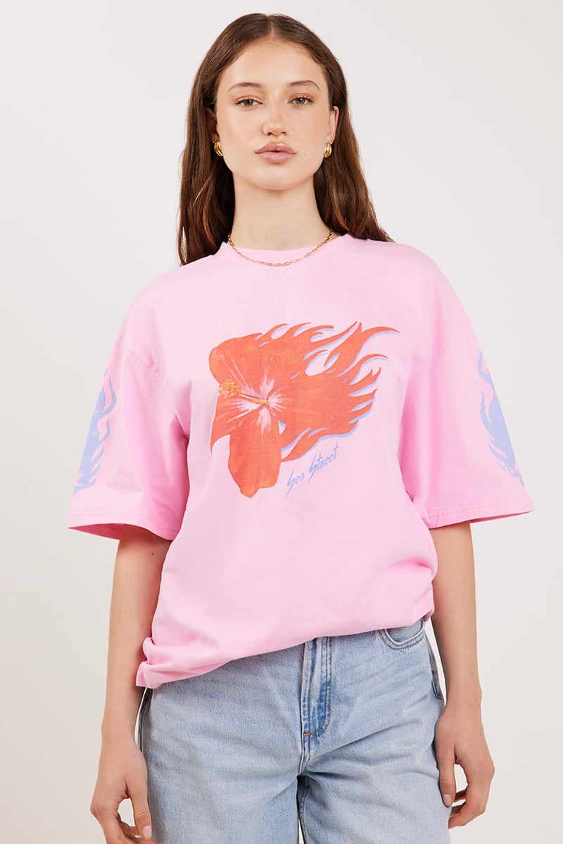 トップス house on the hill S/S Tee (Pink) 90cm The Notting Hill Colourful House Phenomenon - Lydia Rachel Photography