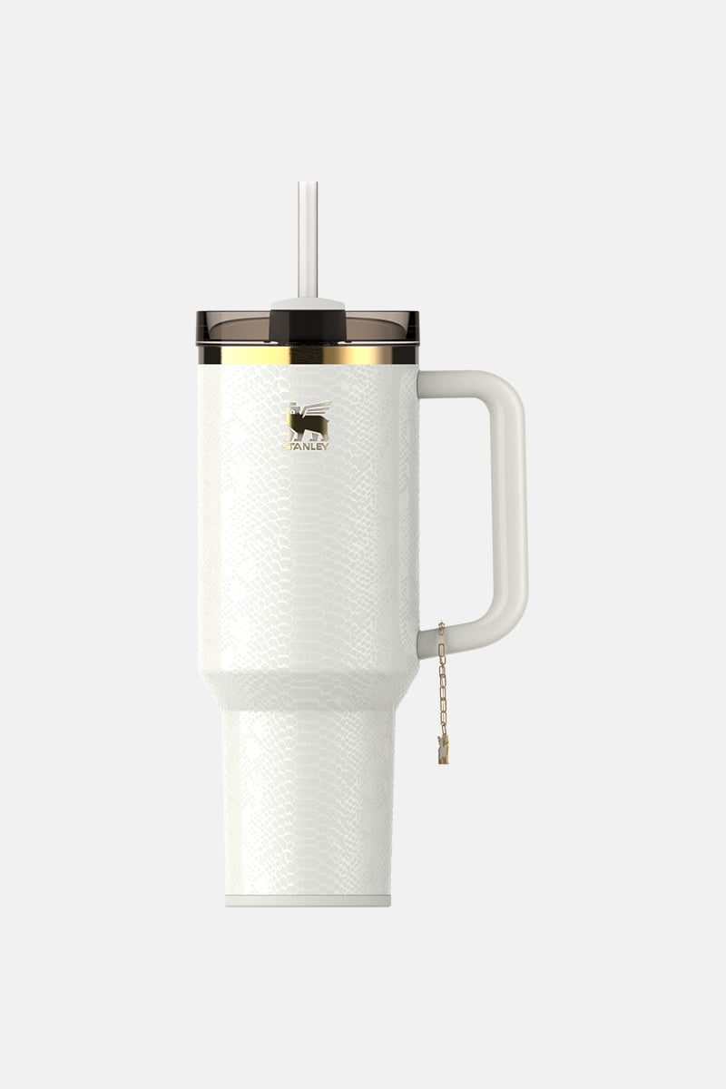Stanley The Quencher Luxe Tumbler 2.0 Snakeskin 1.2L Pale Stone Snakeskin | Stylerunner