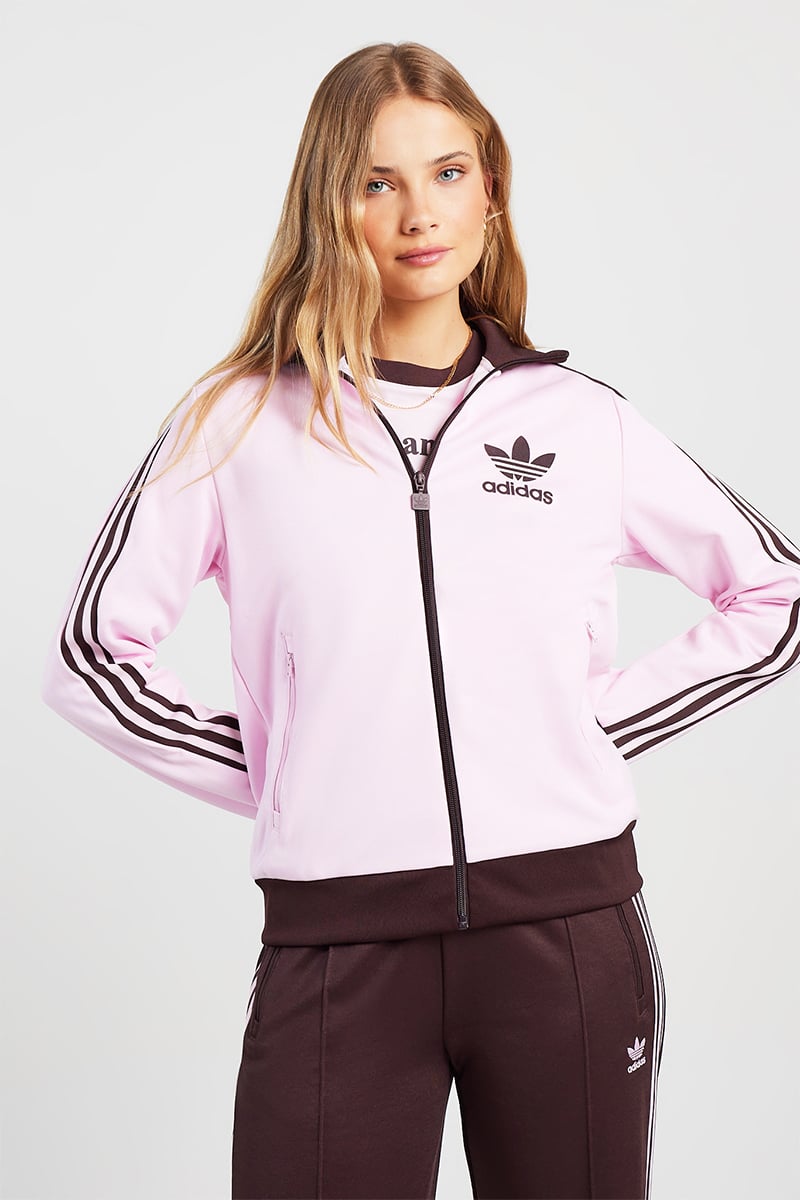 adidas Originals Beckenbauer Track Top Clear Pink Stylerunner