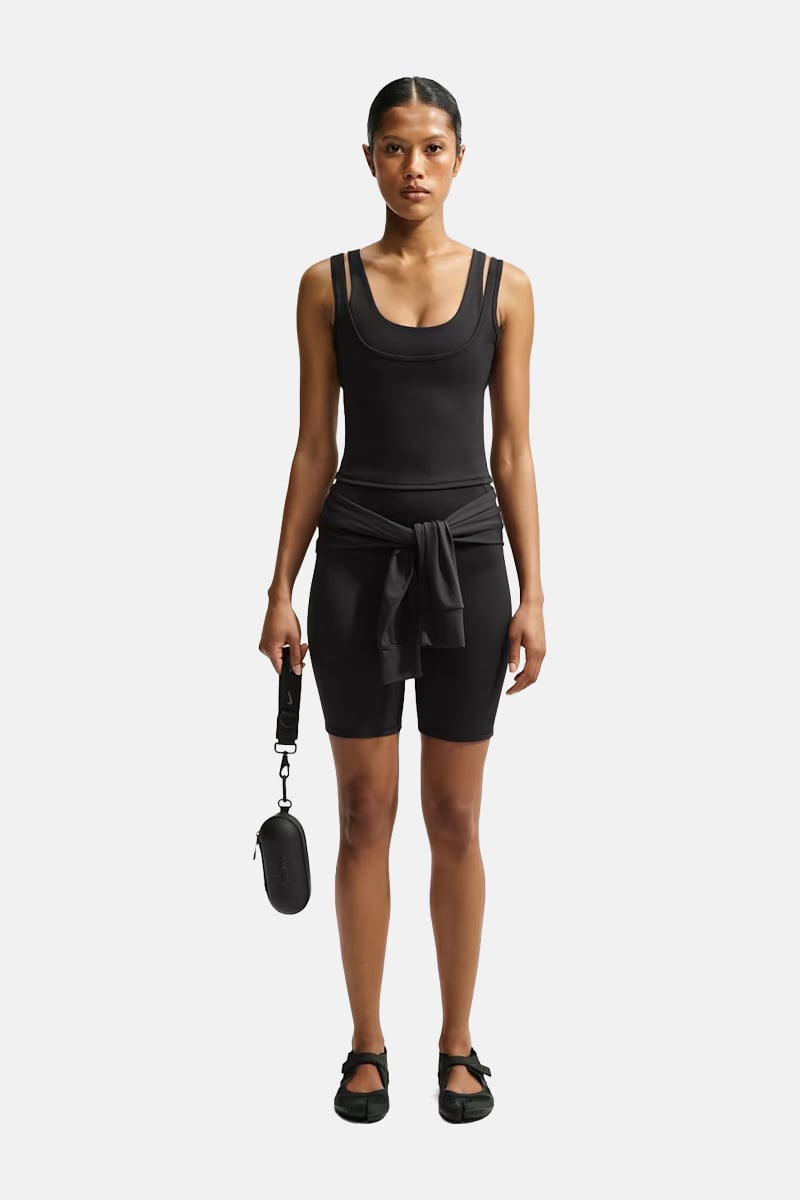 NikeSKIMS Matte Double-Strap Scoop Tank Top Nskm Obsidian/(Nskm