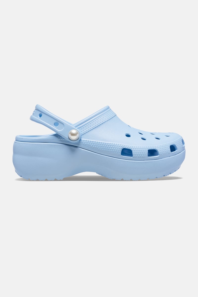Crocs Classic Platorm Pearl Clog Blue Calcite Stylerunner