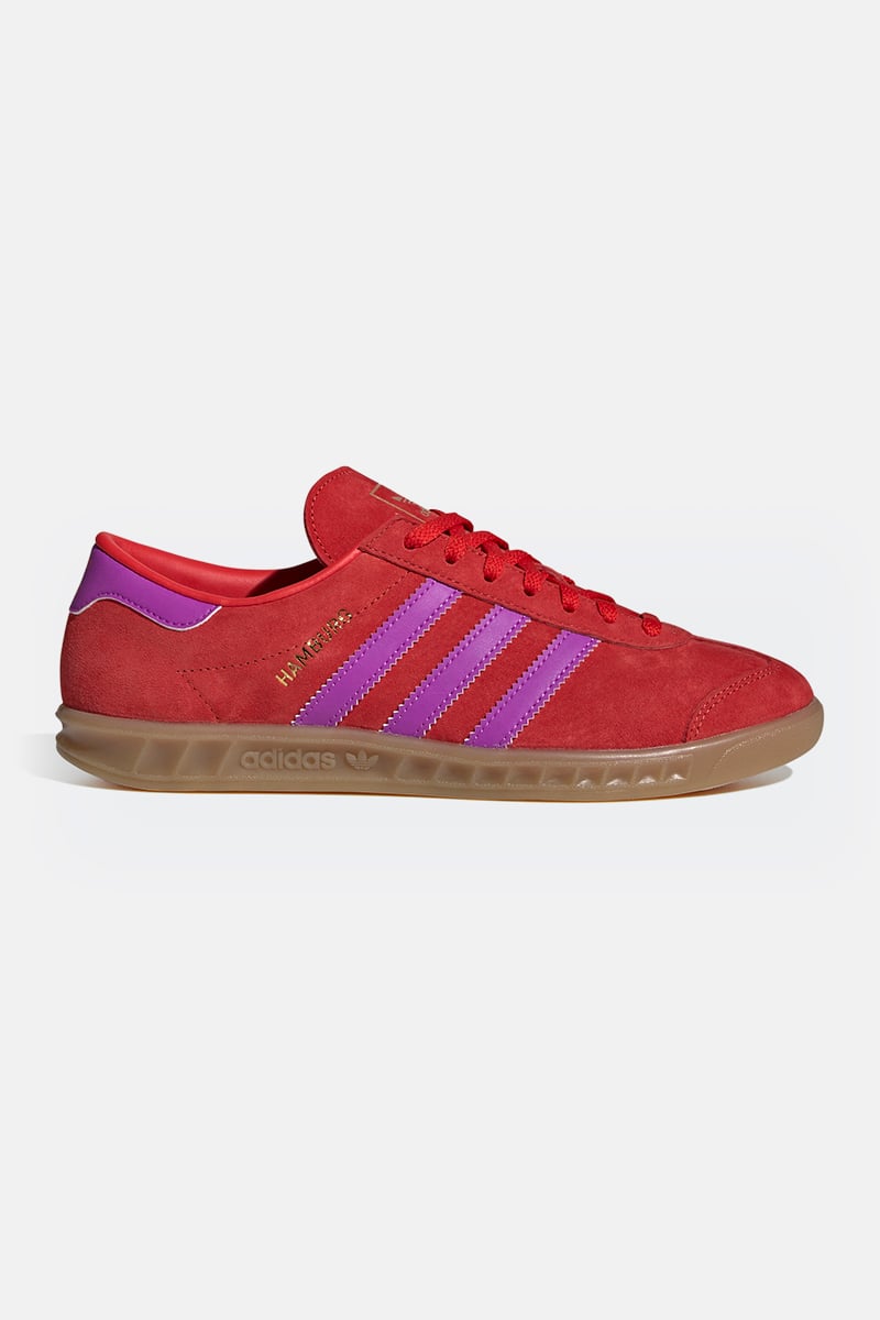 adidas Originals Hamburg Red/Purple Burst/Gum 3 | Stylerunner