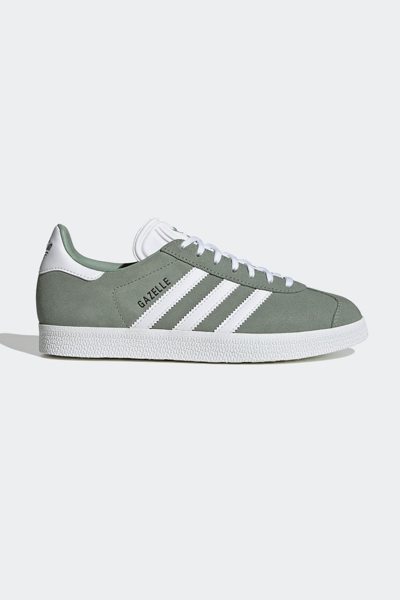 adidas Originals Gazelle Silver Green/Ftwr White/Core Black