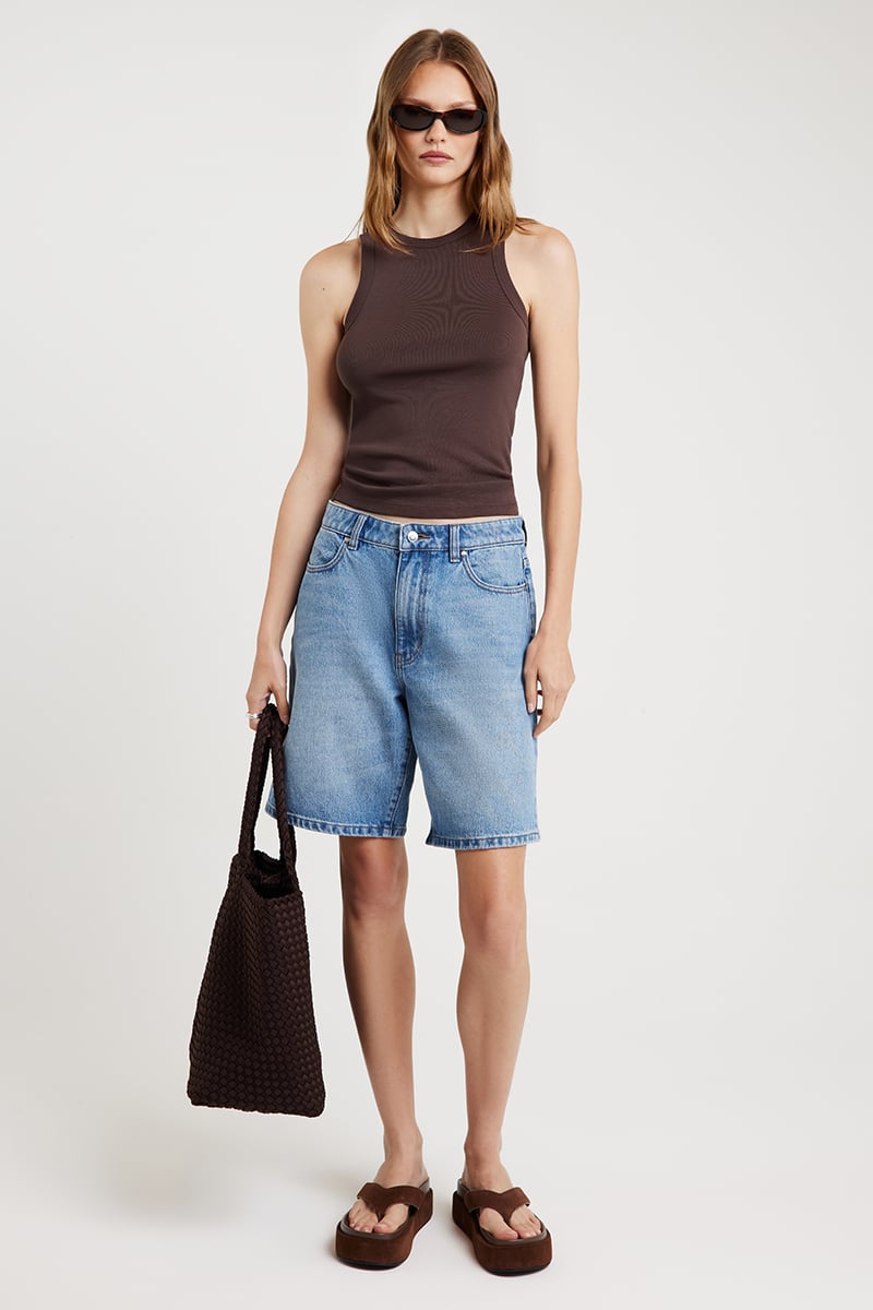 ODE Pisces Denim Jorts Authentic Mid Wash | Stylerunner