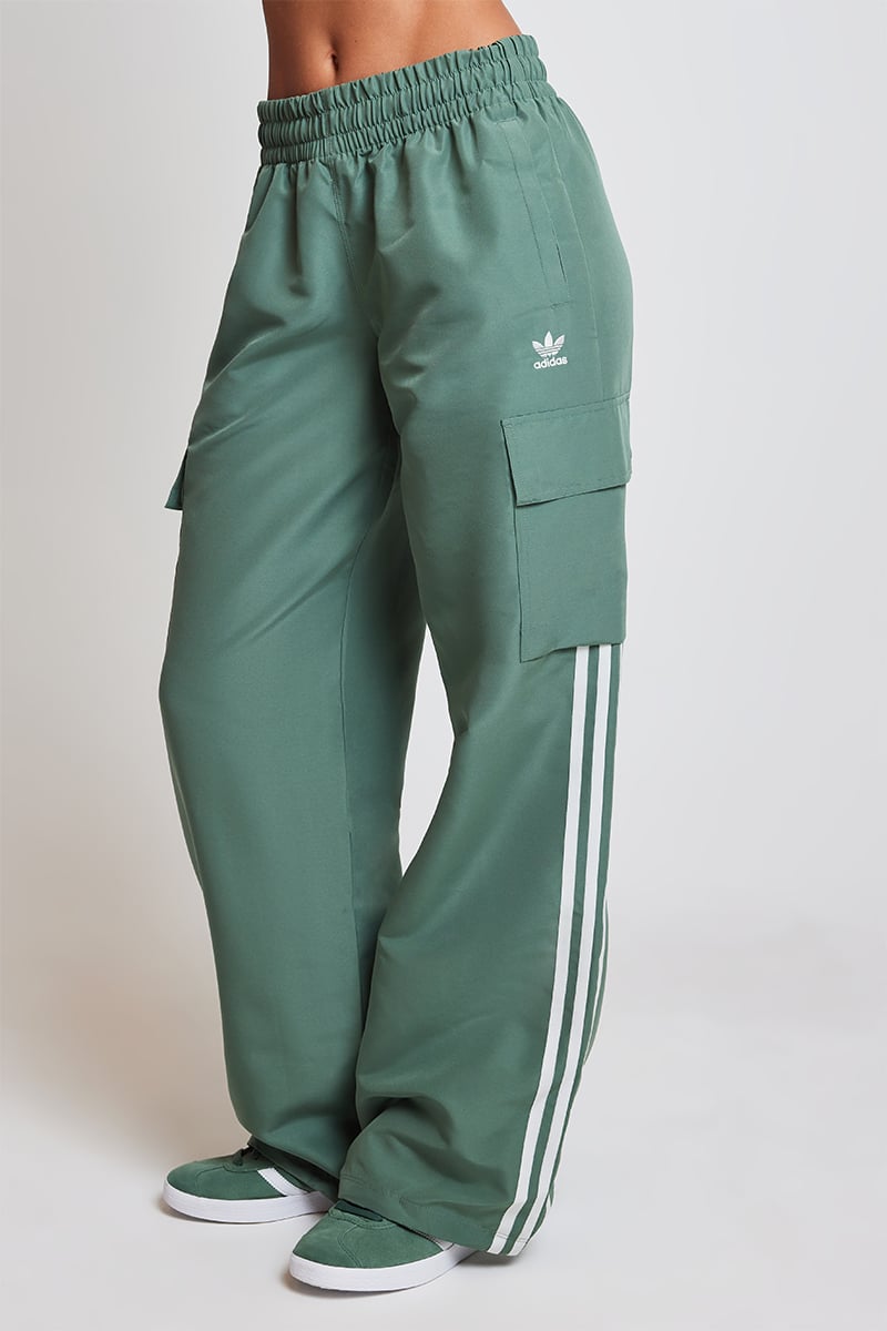 adidas Originals Stripe Cargo Pant Trace Green Stylerunner