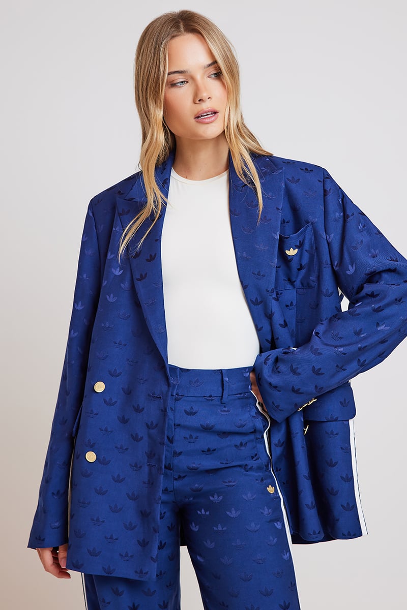 adidas Originals Jacquard Blazer Dkblue Stylerunner