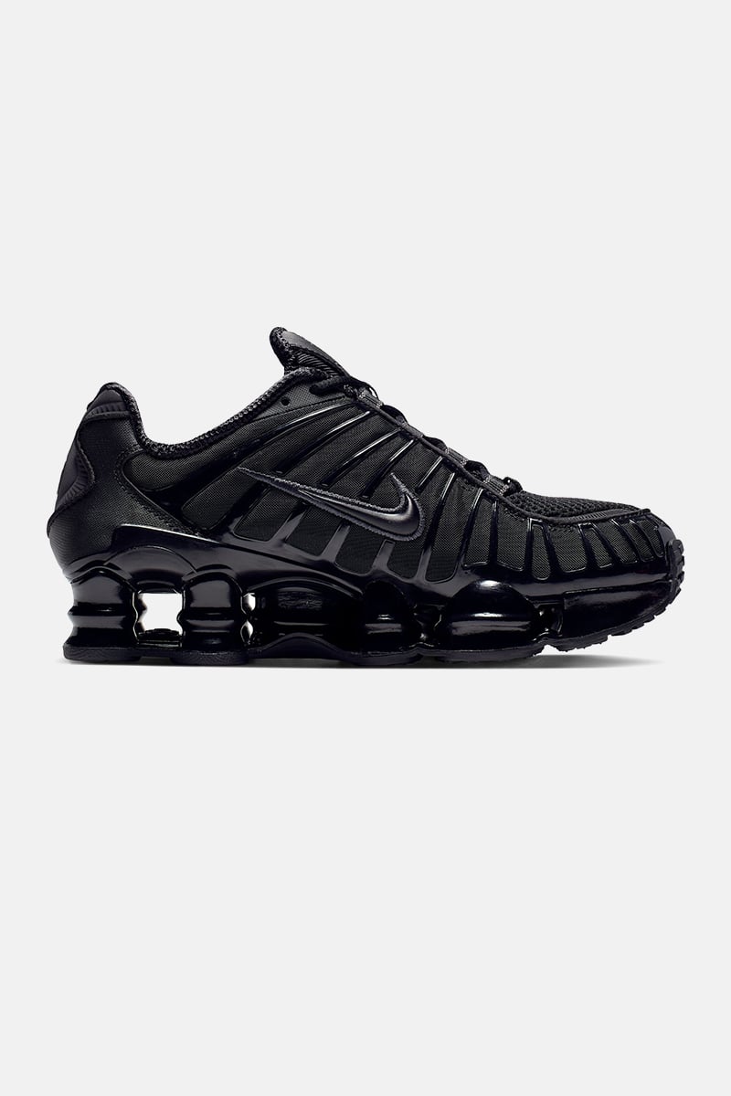 Nike Shox TL Black/Black-Mtlc Hematite-Max Orange Stylerunner