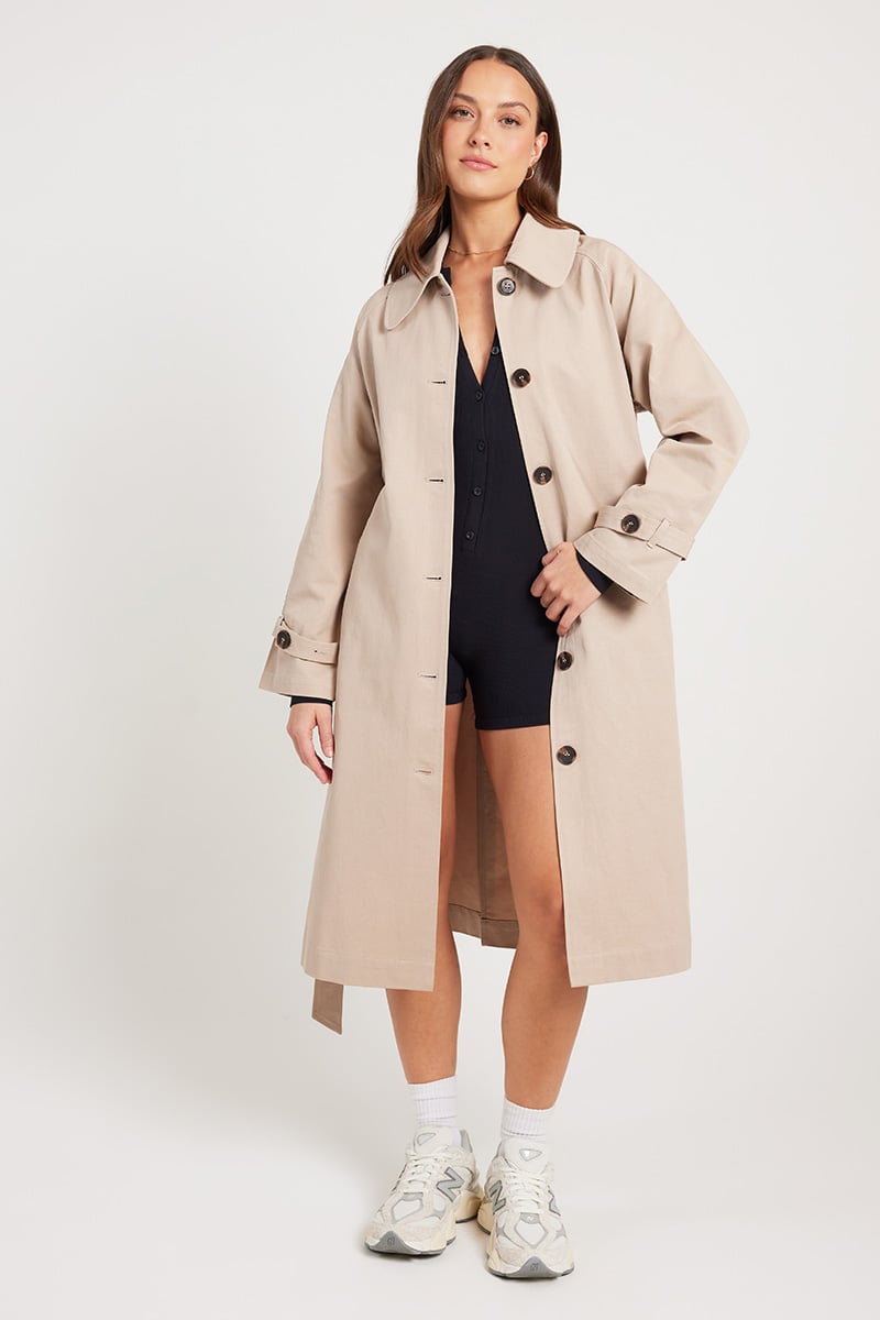 Stylerunner Oxford Trench Coat Dune Stylerunner