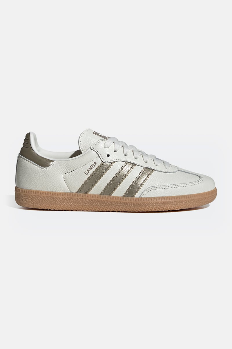 adidas Originals Samba OG Off White/Cyber Gold Met