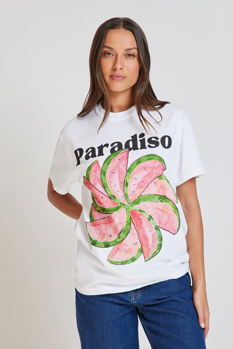 Maku The Label Watermelon Tee White Stylerunner