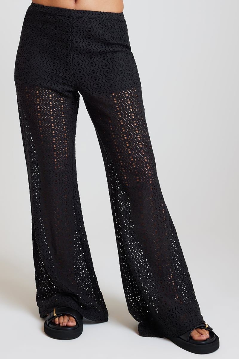 ODE Frey Lace Pant Onyx | Stylerunner