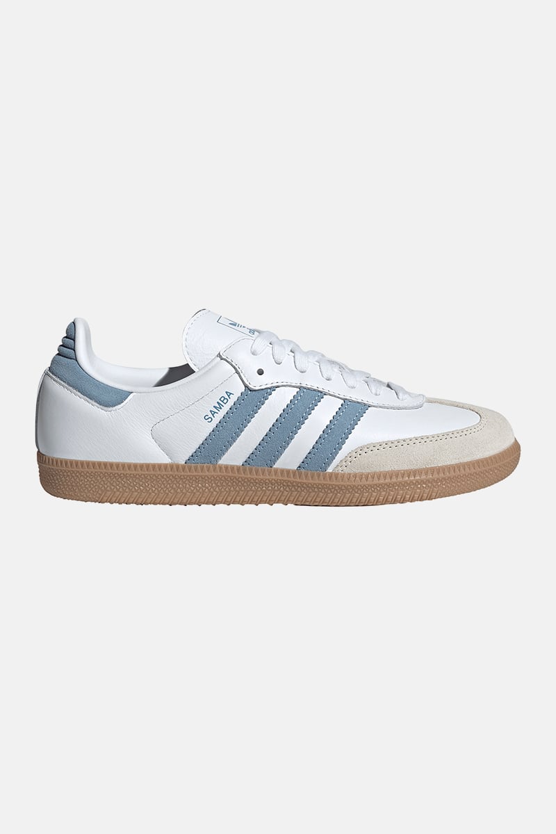 adidas gazelle silver green womens Adidas Samba OG Cloud White/Aluminia/Plum Shoes Fall 2025