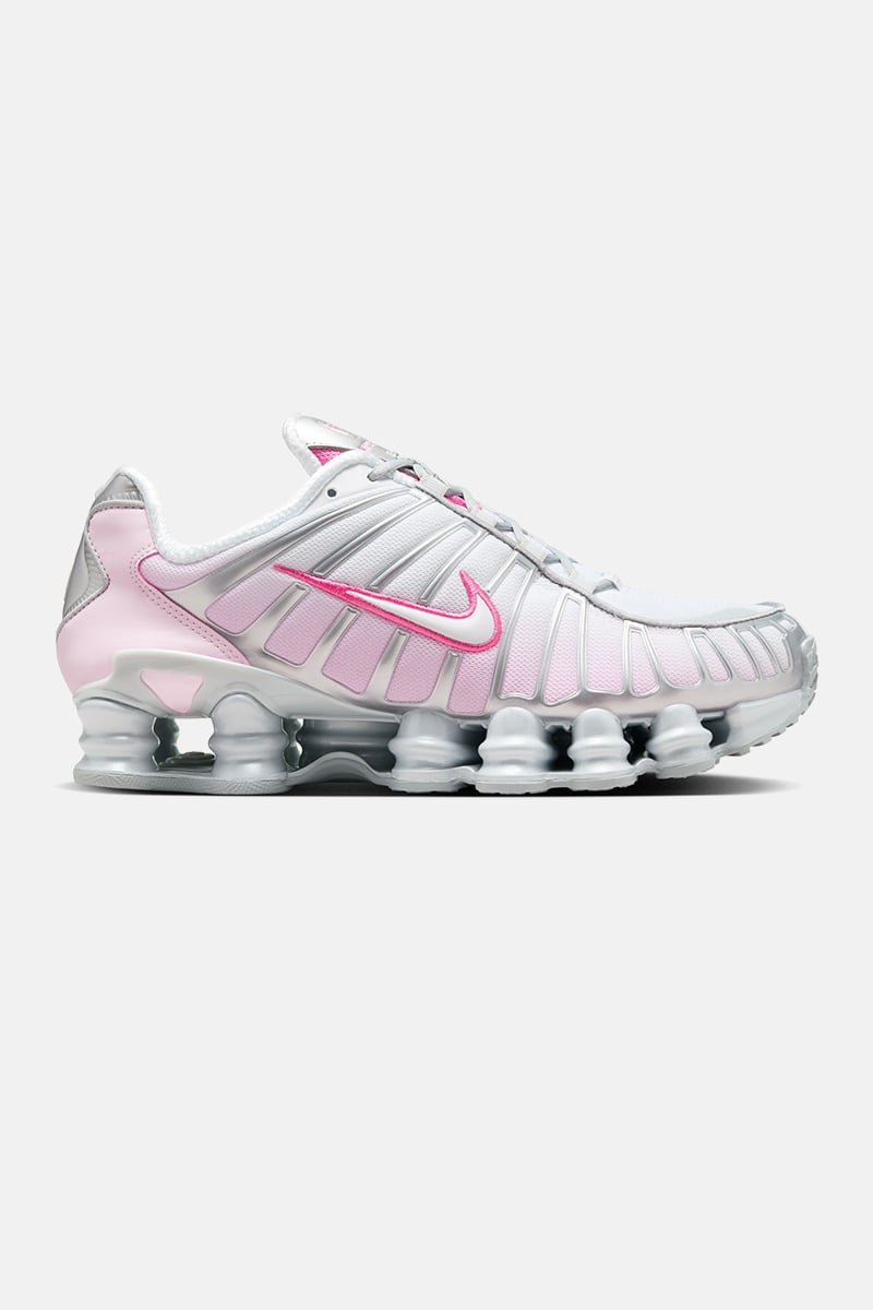 Nike Shox TL Mtlc Platinum/Pinksicle-Pink Foam-White-Flt Silver