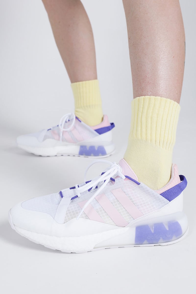 adidas Originals ZX 2K Boost Pure Ftwr White/Clear Pink/Purple
