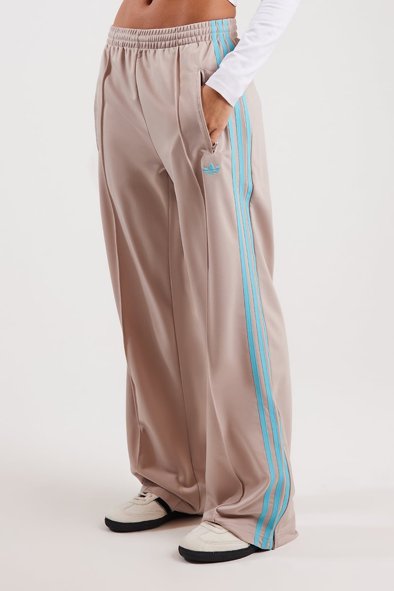 adidas Firebird Adicolor Classic Loose Track Pants Wonder Taupe/Blue Glow | Stylerunner