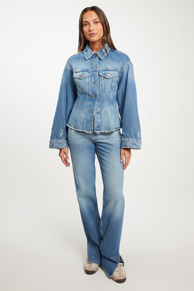 Ksubi Cinched Jacket Denim | Stylerunner