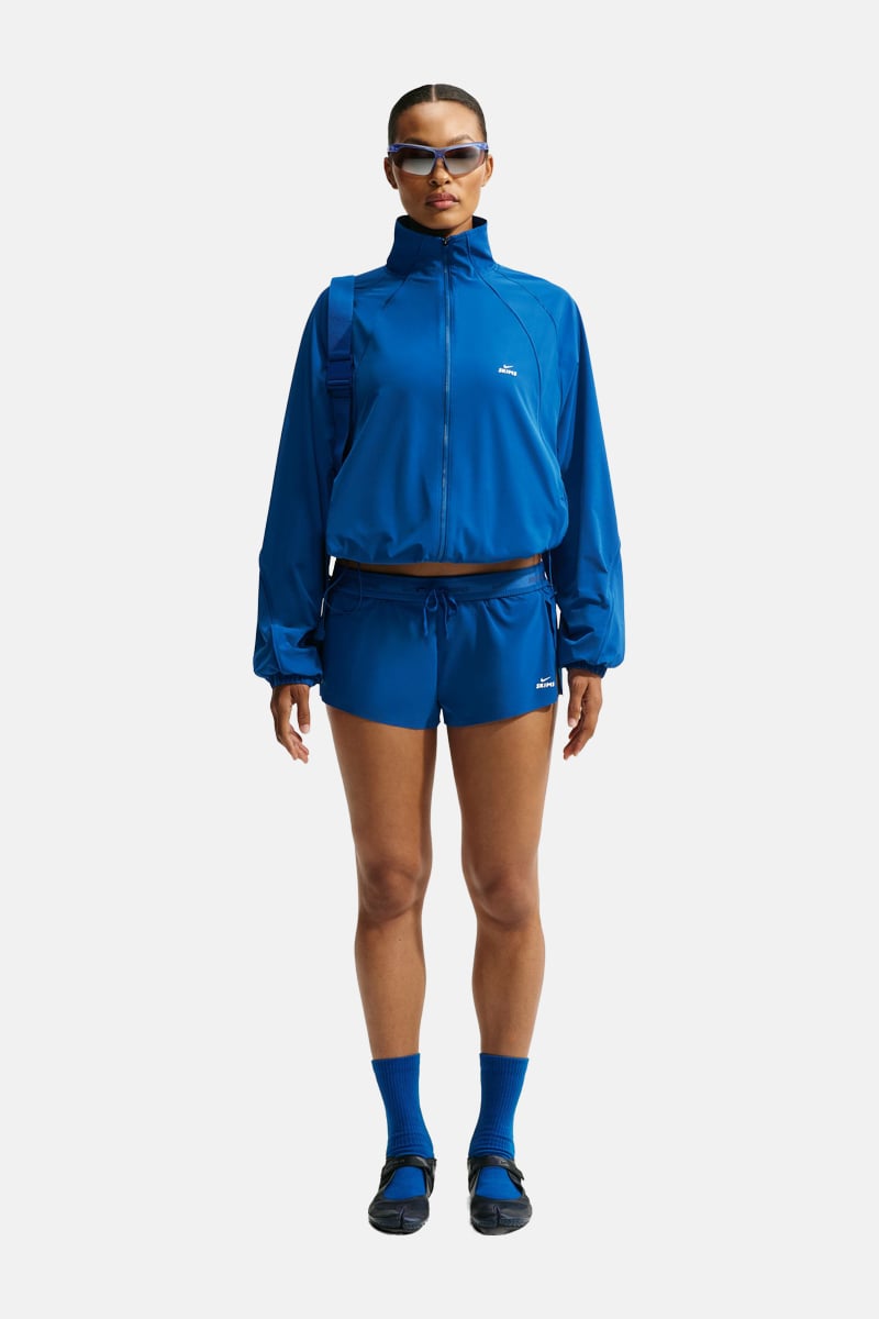 NikeSKIMS Stretch Nylon Runner Short Cobalt | Stylerunner