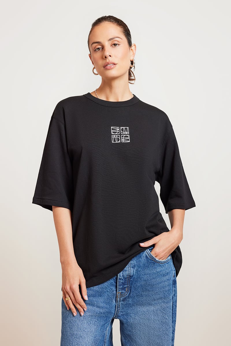 C&M Camilla and Marc Cinzia Tee Black Stylerunner