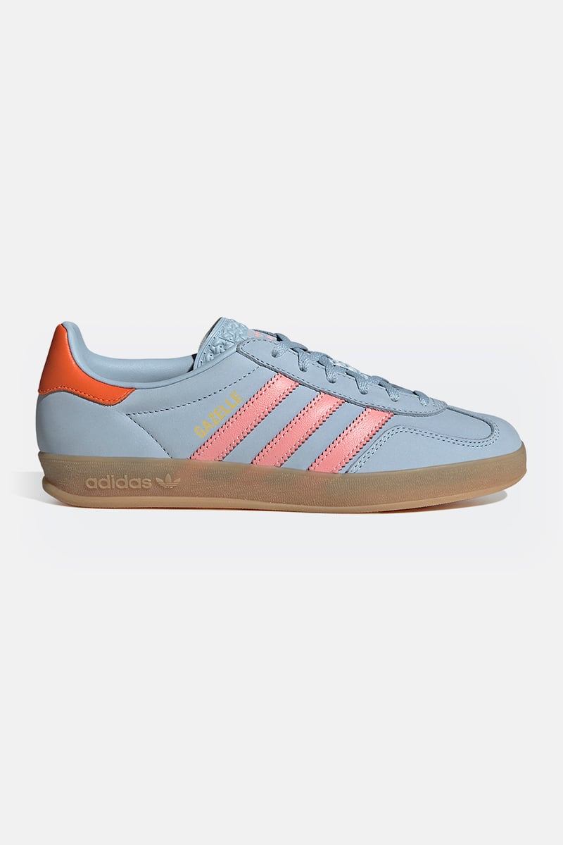 adidas gazelle silver green womens Adidas Gazelle Spikeless Golf Shoes Bluebird/White – Golf Discount main image 1