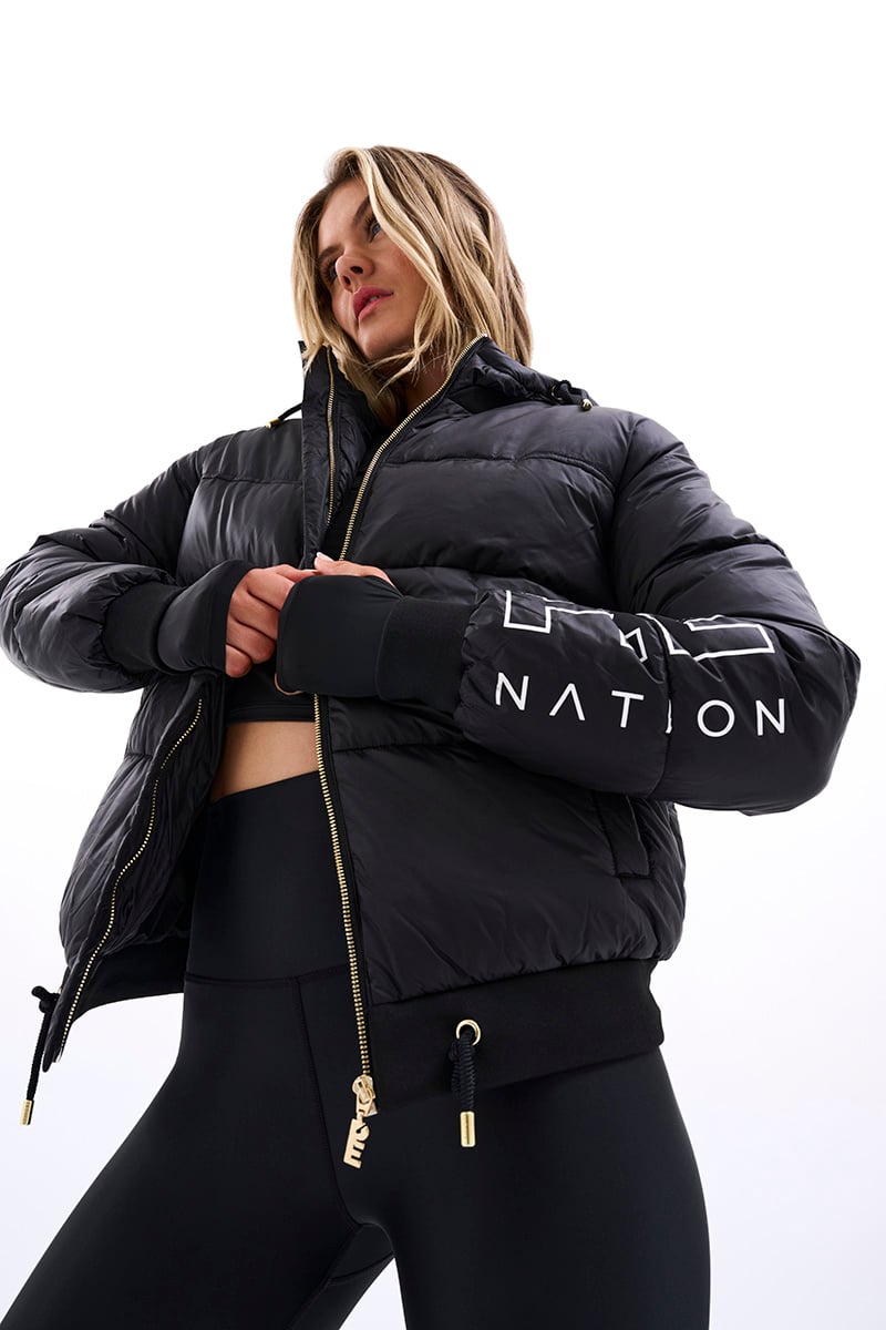 Nation Infinite Jacket Black Stylerunner