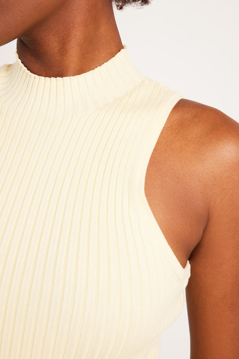 Nude Lucy Onda Knit Tank Lemon | Stylerunner