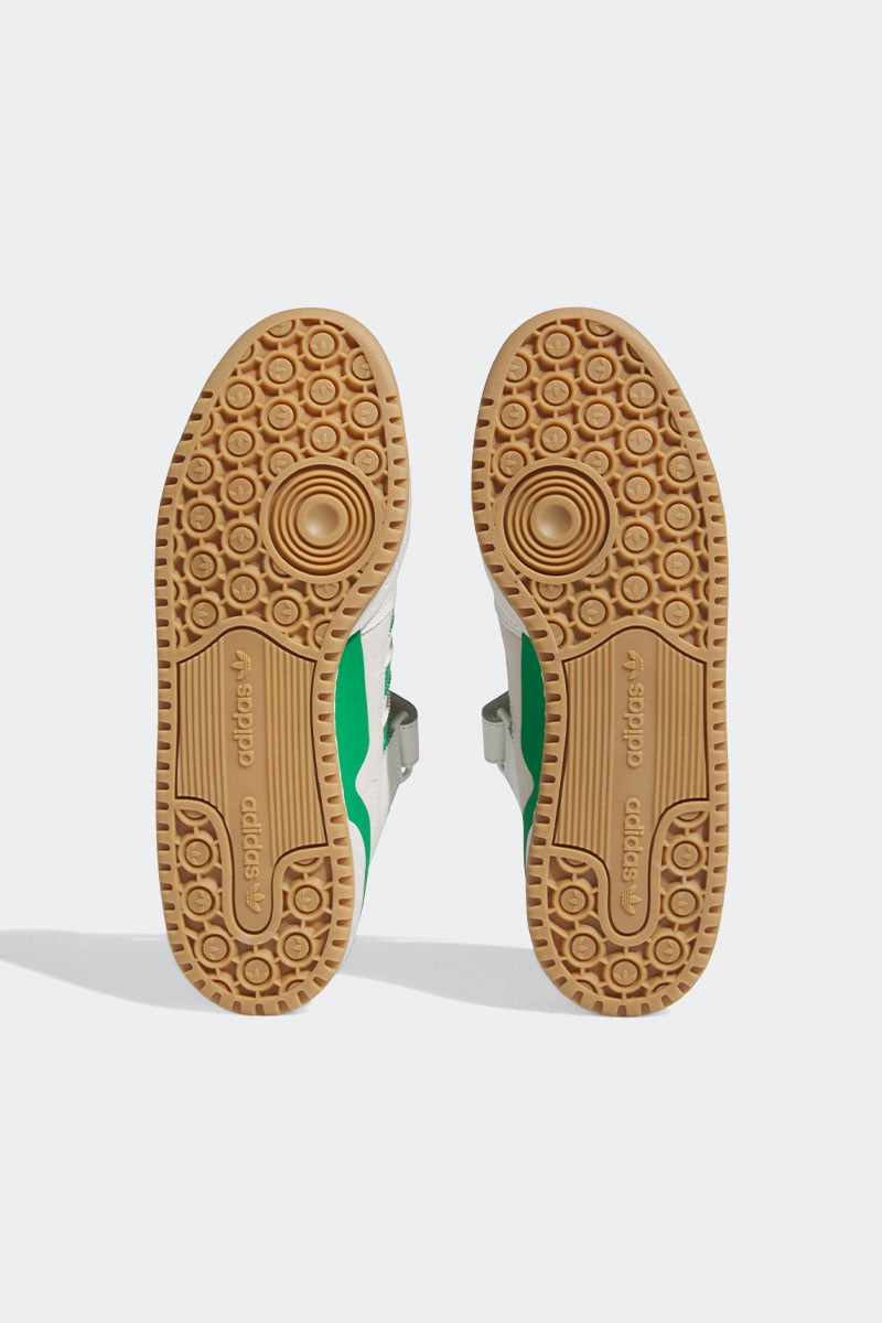Adidas white shoes with green sole hot sale