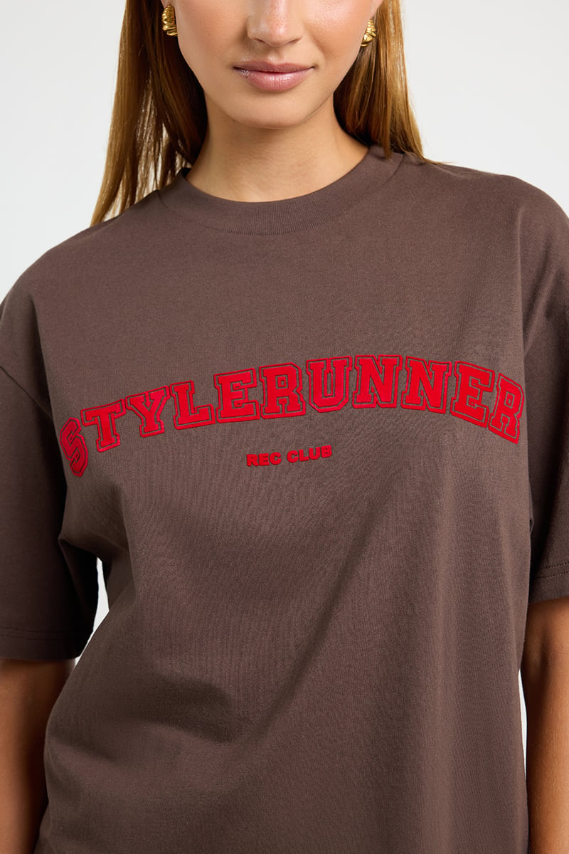 Stylerunner SR Rec Club Tee Walnut | Stylerunner