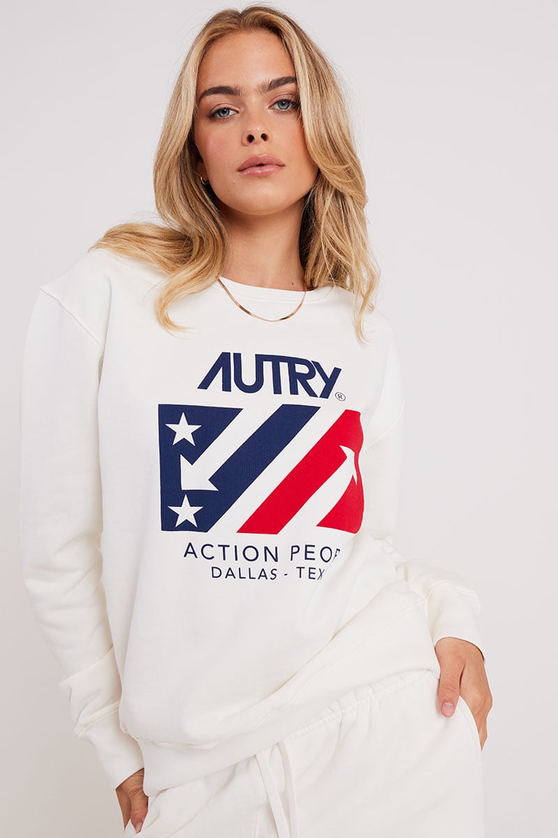 AUTRY Women's Hooded Sweatshirt Blue main image 1