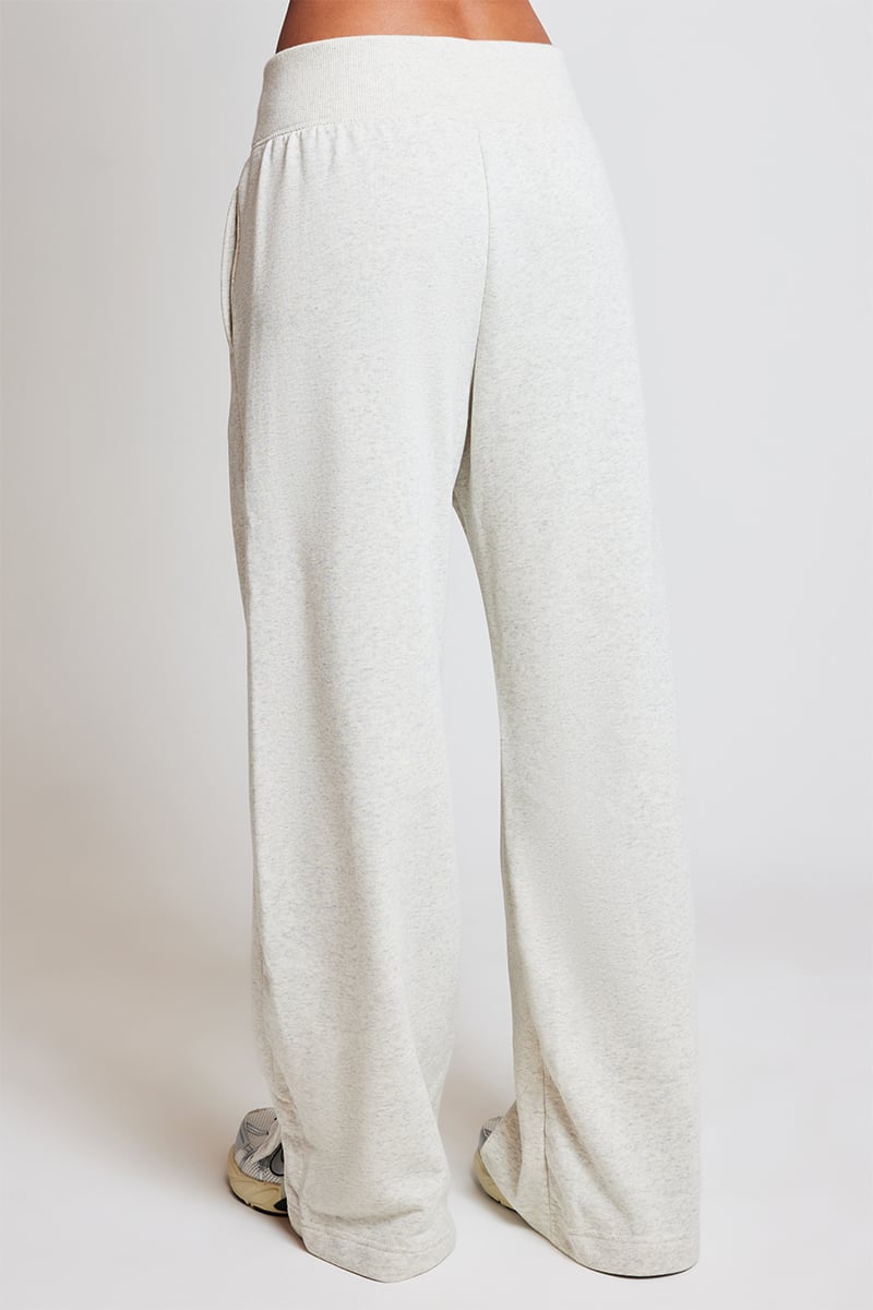 Nike Sportswear Wide Leg Fleece Pant Oatmeal Heather/Oatmeal