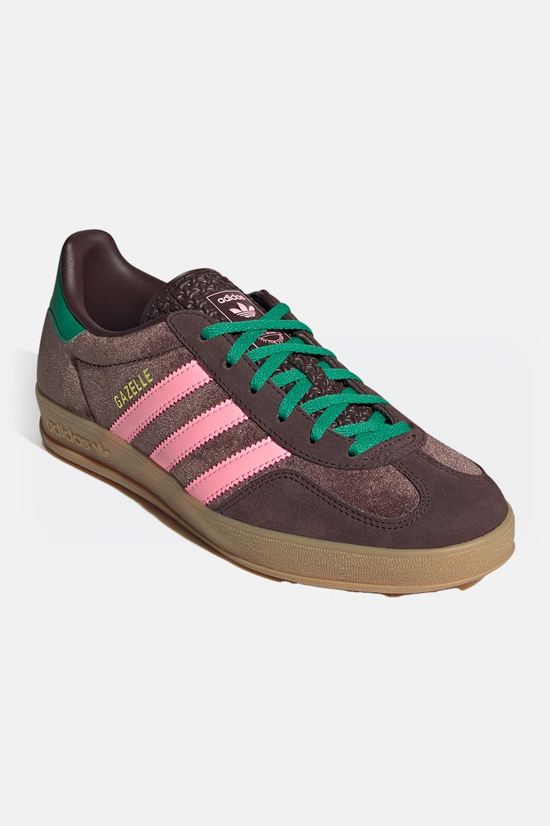 adidas Originals Gazelle Indoor Dark Brown/Glow Pink/Court