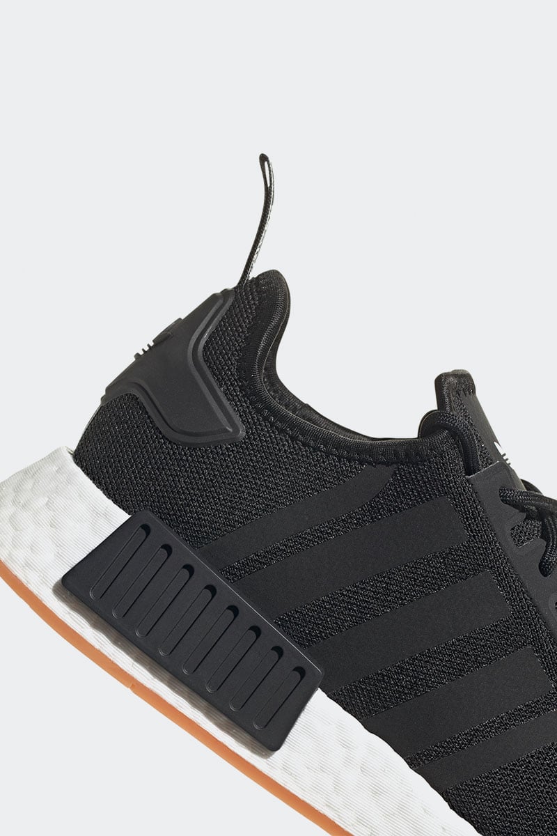 Adidas nmd clearance r1 black gum