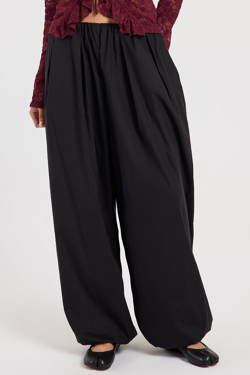ODE Balloon Parachute Pants Onyx | Stylerunner
