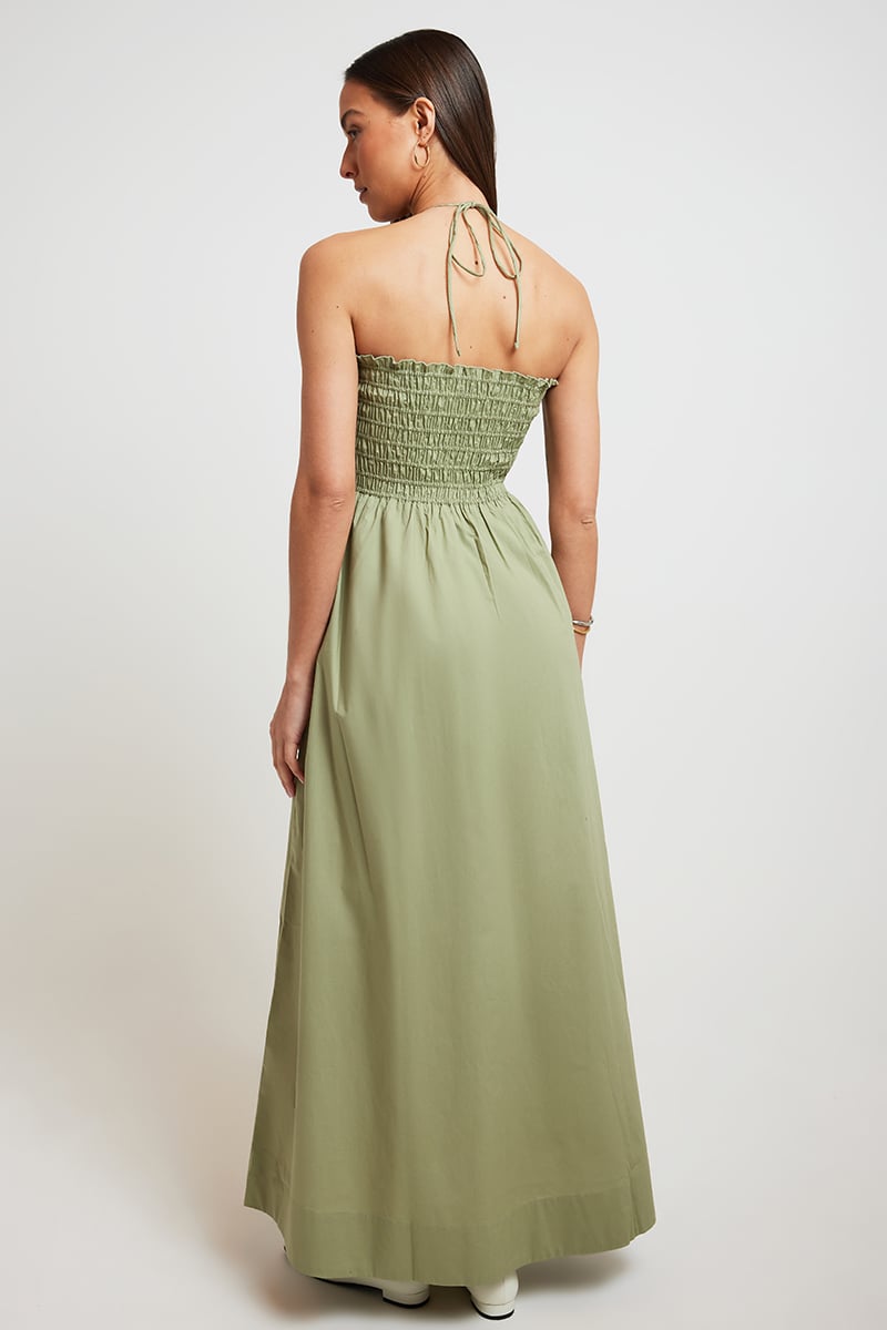 Nude Lucy Inka Maxi Dress Sage | Stylerunner