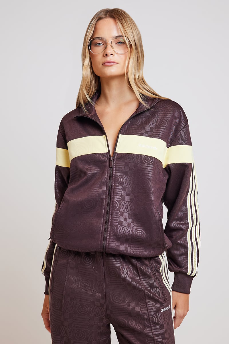 24SS新作★大人気【Adidas】80S Tracktop Shadow Brown adidas WMNS Originals 80's Track Top Shadow Brown JD5757