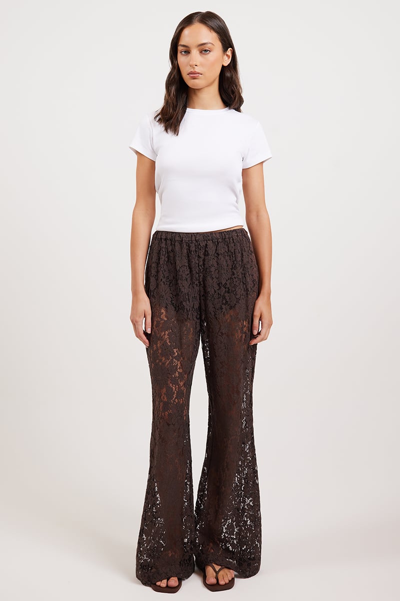 ODE Hadley Lace Pant Onyx | Stylerunner