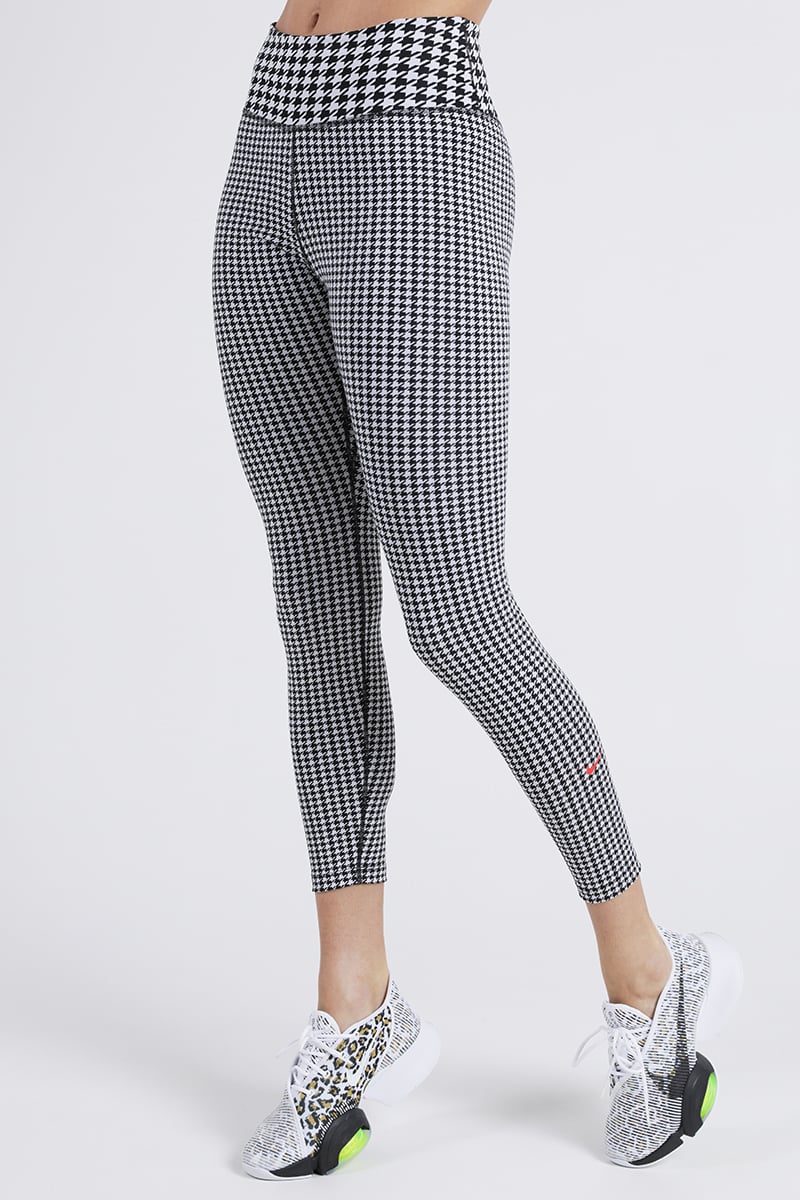 Plaid nike leggings top
