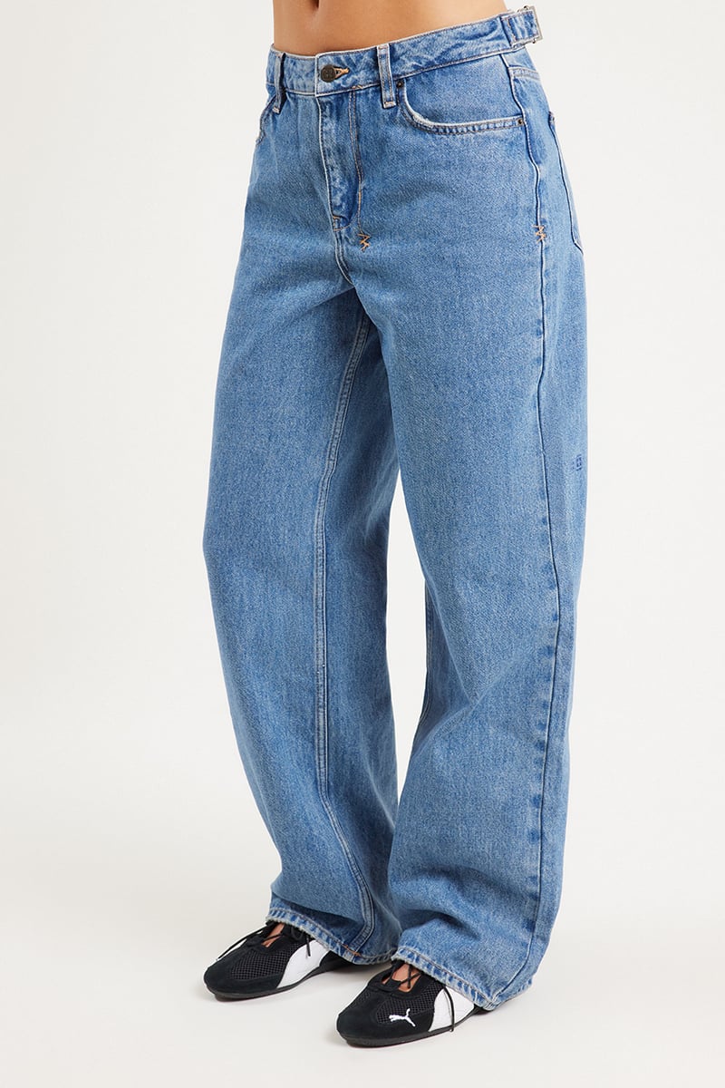 【関税込み】Ksubi ブルー Rider Heritage ローライズ ジーンズ Low Rider Low Rise Jeans Heritage - Blue Denim | Ksubi ++