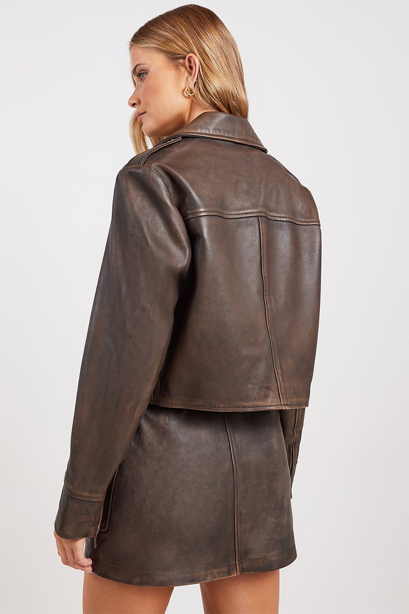 Ena pelly leather 2025 jogger