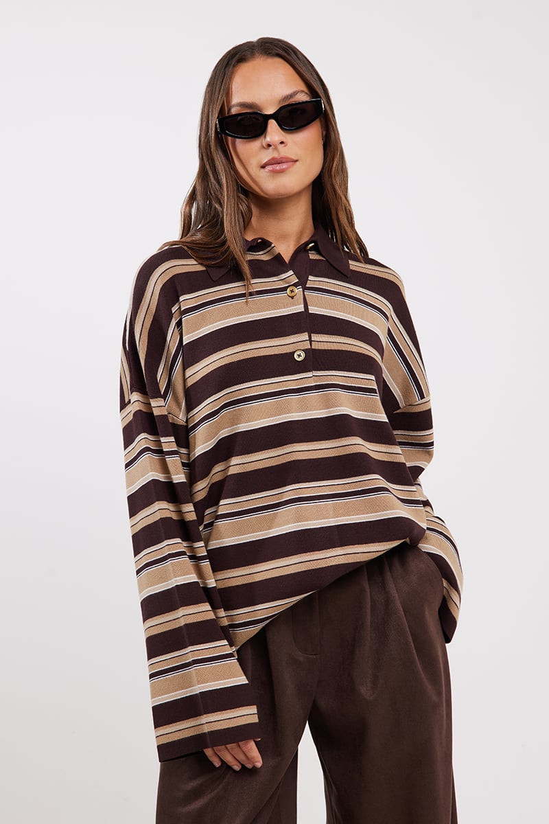 Multi Brown Stripe
