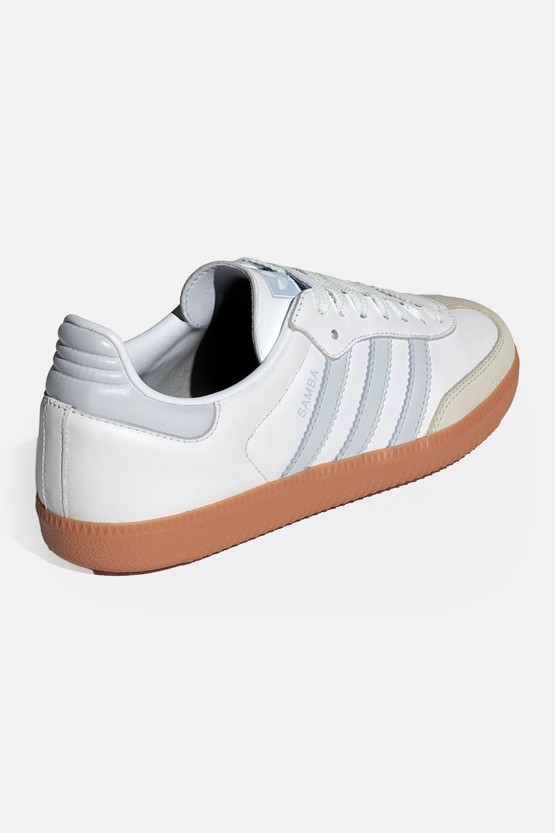 Adidas samba hot sale blue gum sole